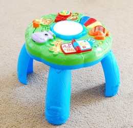 Музыкальный развивающий столик с сенсорным барабаном