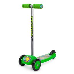 Самокат 3-х колесный зеленый