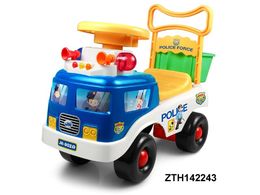 Машина каталка с музыкальным модулем и светом - полиция