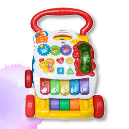 Обучающие ходунки-тележка VTech "Sit-and-Stand" со съемной игровой панелью "Бабочка"